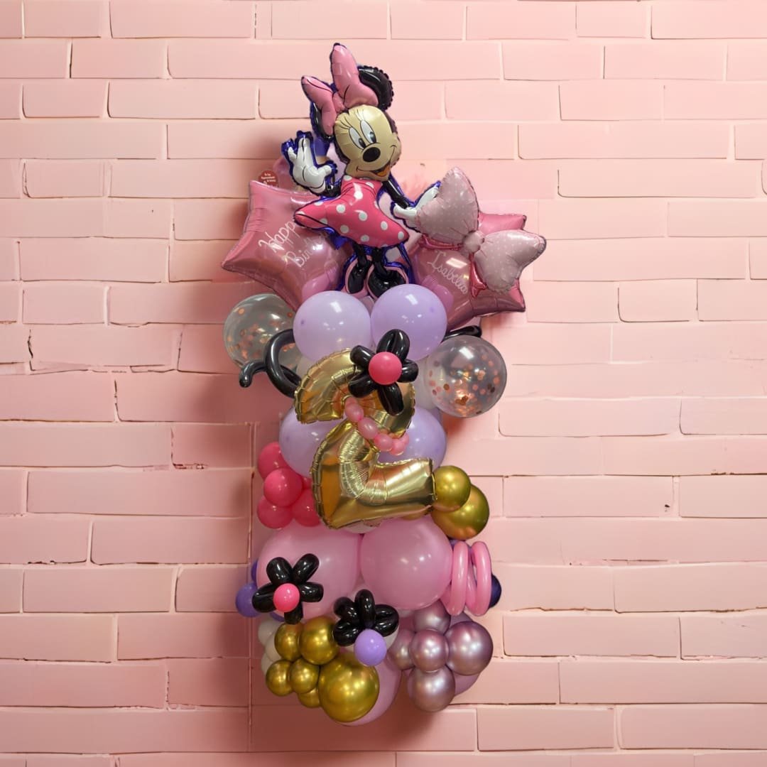 Bouquet de globos personalizados con mensaje